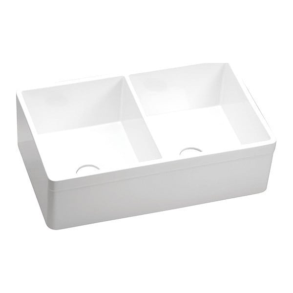 Sink, Dbl Bowl, Apron Front Undr