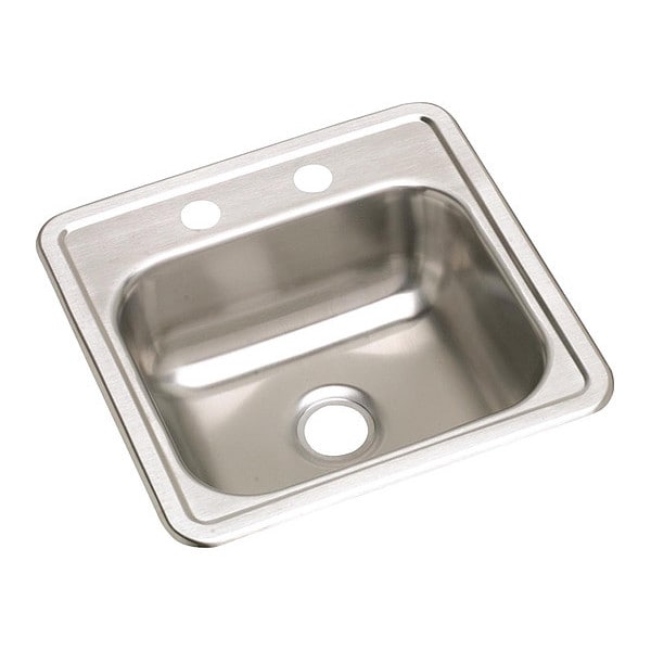 Sink, Drop-In Mount, 1 Hole, Satin