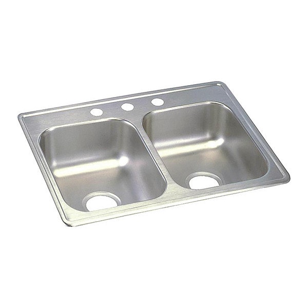 Sink, Drop-In Mount, 1 Hole, Satin