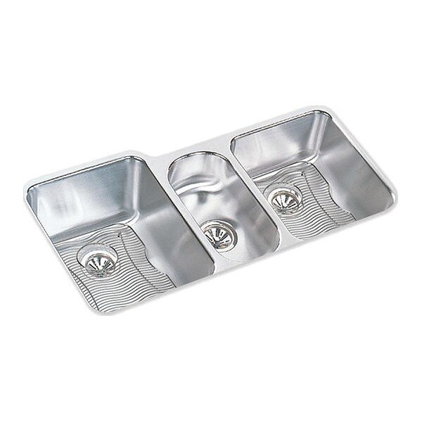 Sink, SS, Triple Bowl, Undr