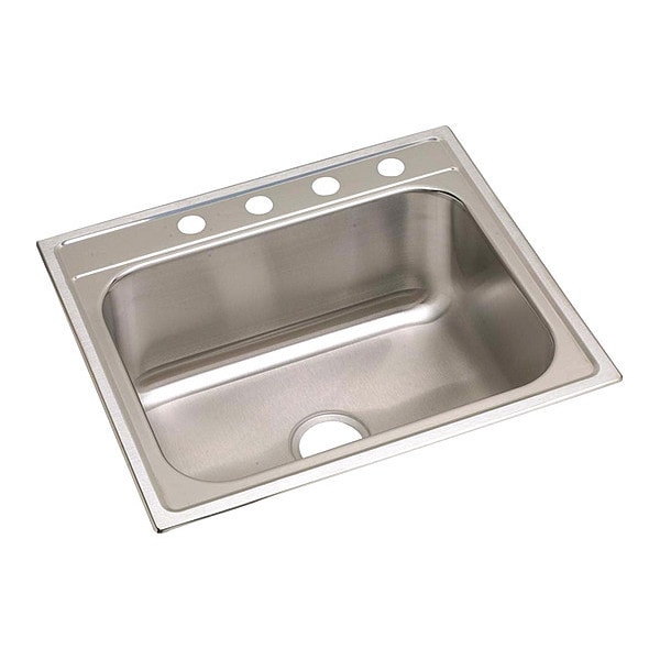 Sink, Drop-In Mount, 4 Hole, Premium Highlighted Satin