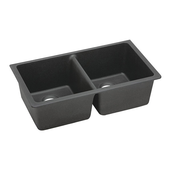 Sink, Undermount Mount, 0 Hole, Black