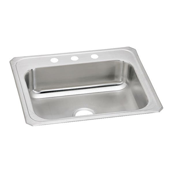 Sink, SS, 31x22x6-7/8", Top