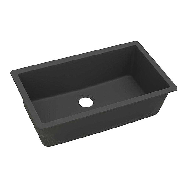 Sink, Undermount Mount, 0 Hole, Black