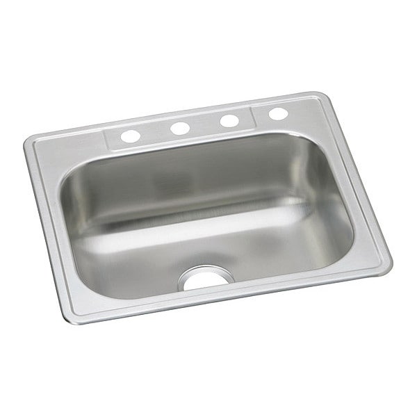 Sink, SS, 25x22x8.06", Top
