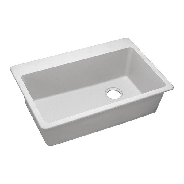 Sink, 33x22x9.5", Top, White