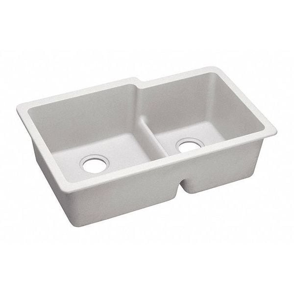 Sink, Undermount Mount, 0 Hole, White