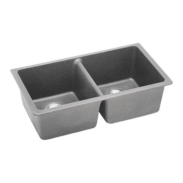 Sink, Undermount Mount, 0 Hole, Greystone