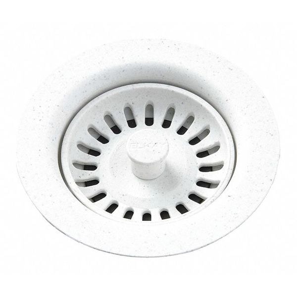 Strainer, Polymer Drain, White