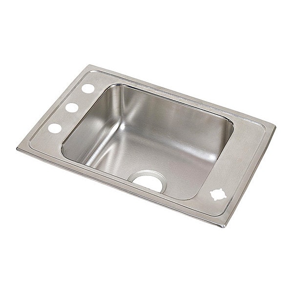 Classroom Sink 16" x 13.5", 1, 2FRM, Drop-In, 18 ga. 304 Stainless Steel
