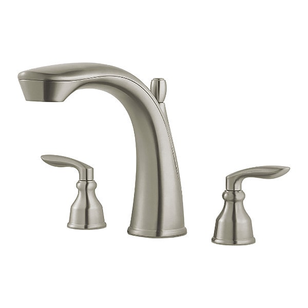 Dual Handle Tub Trim, Brushed Nickel 3 Hole