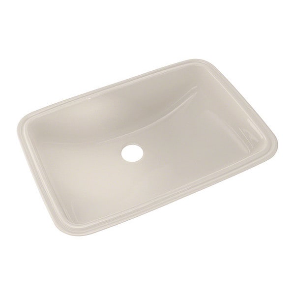 Lavatory w/Sanagloss, Under Counter, Beige