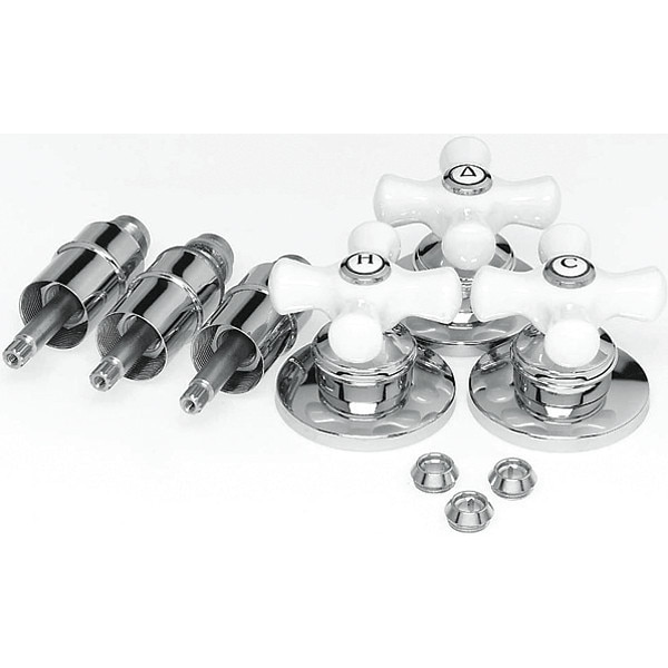Bathroom Faucet Handle, Polished Chrome