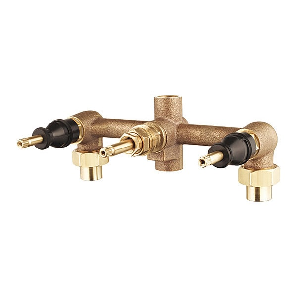 Shower Valve, 3-Handle, 8"