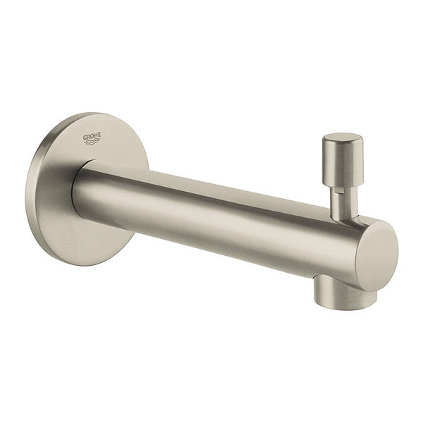 Tub Spout, Brushed Nickel, Wall