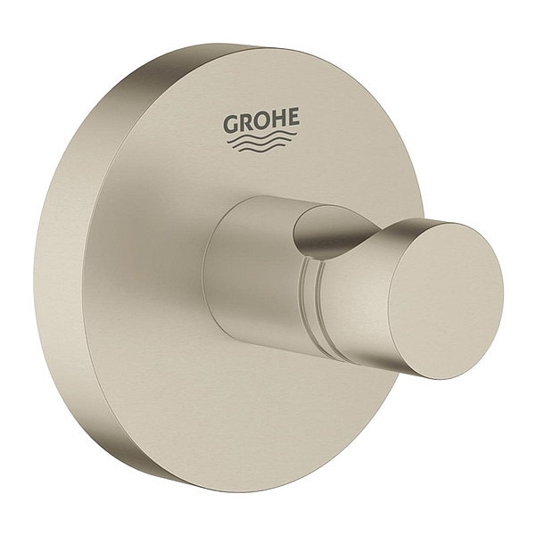 Robe Hook, Essentials, Brushed Nickel