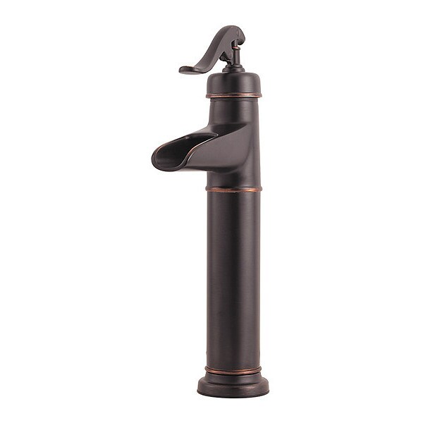 Single Handle Vessel Faucet, Single Hole Mount, Tuscan Bronze 1 Hole