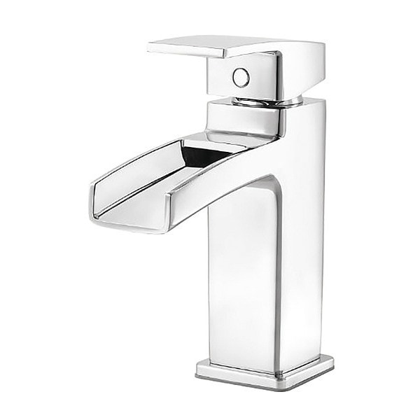 Single Handle 1  or 3 Hole Bathroom Faucet, Polished chrome