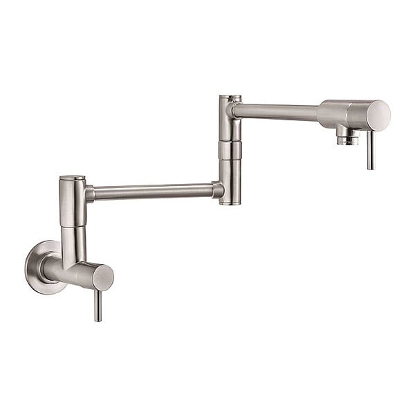 Pot Filler Faucet, Wall Mount, SS
