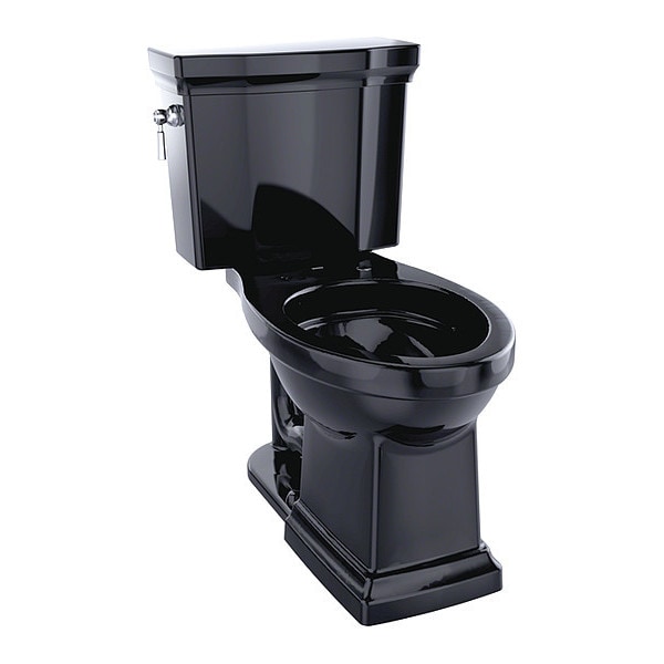 Toilet w/CeFiONtect, 2-Piece, Elngtd, Ebony, 1.28 gpf, Tornado Flush, Floor Mount, Elongated, Ebony