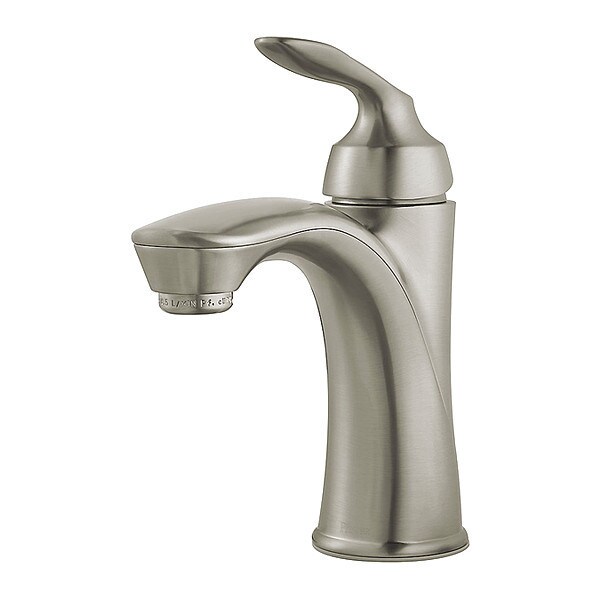 Single Handle 1 or 3 Hole Bathroom Faucet, Brushed Nickel