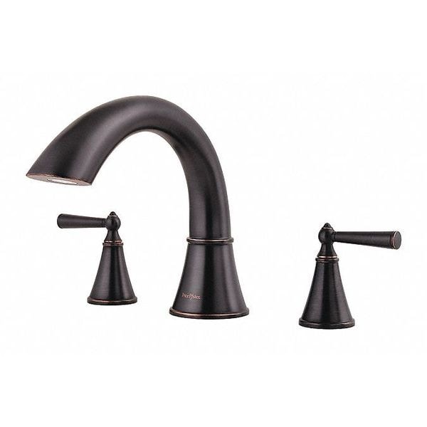 Dual Handle Tub Trim Kit, Tuscan Bronze 3 Hole