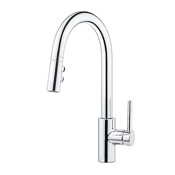 Residential 1 or 3 Hole Kitchen Faucet, Pull-Down, 1-Handle, Chrome