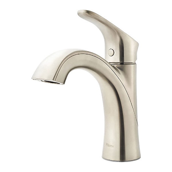 Single Handle 1 or 3 Hole Bathroom Faucet, Brushed Nickel