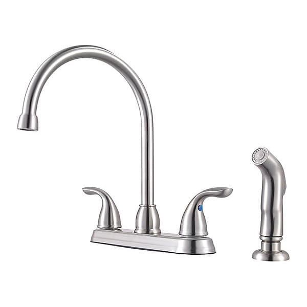 Kitchen Faucet, 8" Mount, 4 Hole Residential