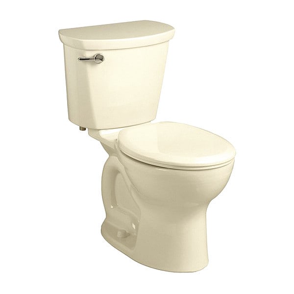 Cadet Pro Rh Rf ComboL/Seat Bon, 1.6 gpf, Cadet Flushing System, Floor Mount, Round, Bone