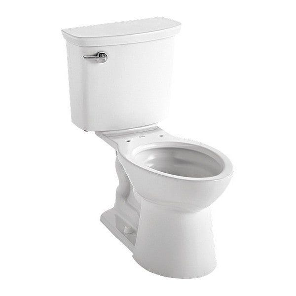 VormaxHet Rhel 12"RLSeat ComboWh, 1.28 gpf, VorMax, Floor Mount, Elongated, White