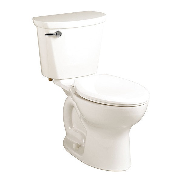 Cadet Pro El 10" R L/Seat Wht, 1.28 gpf, Cadet Flushing System, Floor Mount, Elongated, White