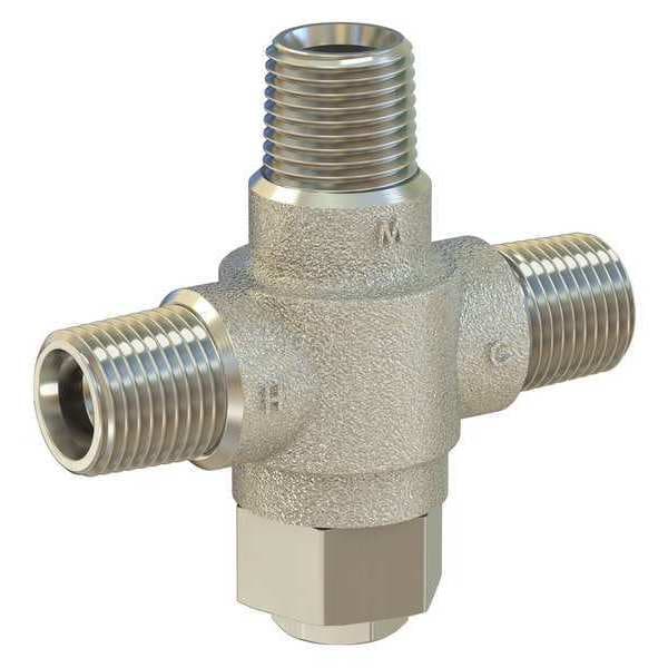 Tempering Valve, Brass, 4.5 gpm Flow Rate