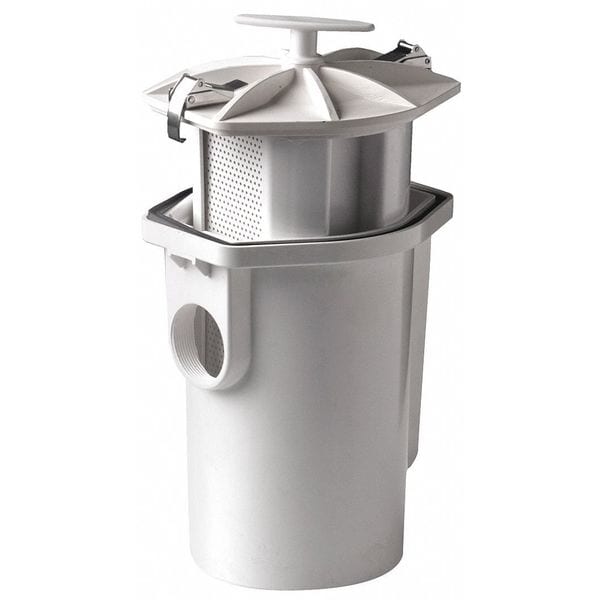 Solids Interceptor For 2 in Pipe, 1 gal, 8-1/2 in W x 7-1/2 in L