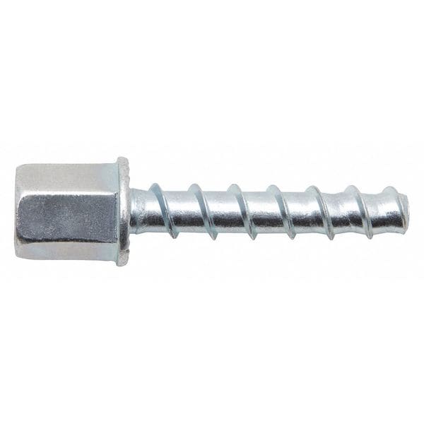Hangermate Vertical Rod Hanger, Concrete, 1/4 in Size, 2-19/64" L, Steel Zinc Plated, 25 PK