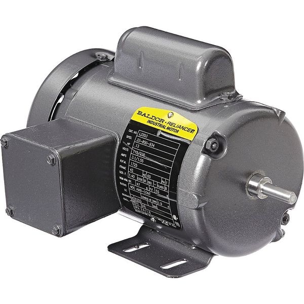 Capacitor-Start/Run General Purpose Motor, 1/8 hp HP, 115/230V AC Voltage, 42 Frame