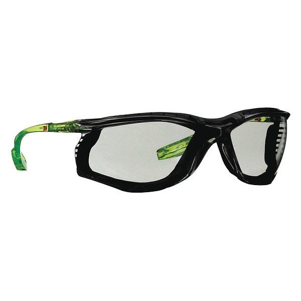 CCS, Safety Glasses, Scotchgard Anti-Fog & Anti-Scratch, Indoor/Outdoor Lens, Green Frame