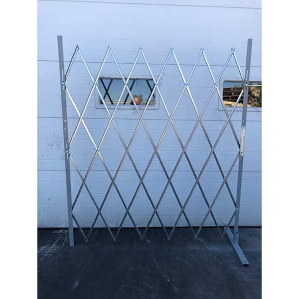 Folding Gate, Gray, 6 ft Add On Opening W