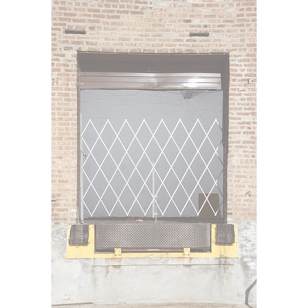 Folding Gate, Gray, 6 to 7 ft. Opening W