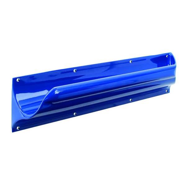 Left Hand Wall Mount Grab Bar, 36" L, Aluminum, Powder Coated