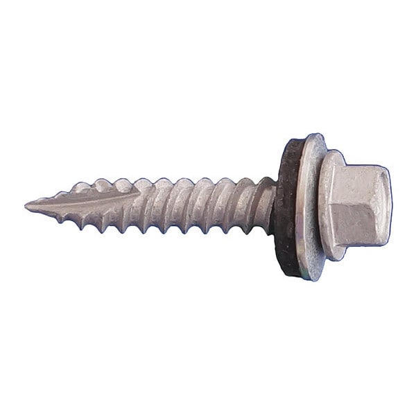 1-1/2"-15 x Self-Drilling Screw, Dagger Guard Steel, 9 in L, 2500 PK