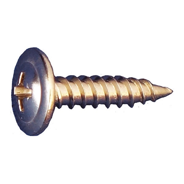 Sheet Metal Screw, #8 x 1 in, Plain 18-8 Stainless Steel Truss Head Phillips Drive, 5000 PK