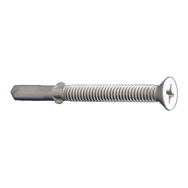 Self-Drilling Screw, 1/4"-20 x 2-3/4 in, ACQ Dagger Ultra-Guard Coating Steel Flat Head 1000 PK