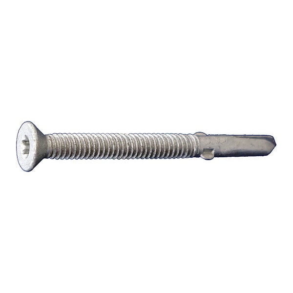 Self-Drilling Screw, 1/4" x 2-3/4 in, ACQ Dagger Ultra-Guard Coating Steel Flat Head Torx Drive