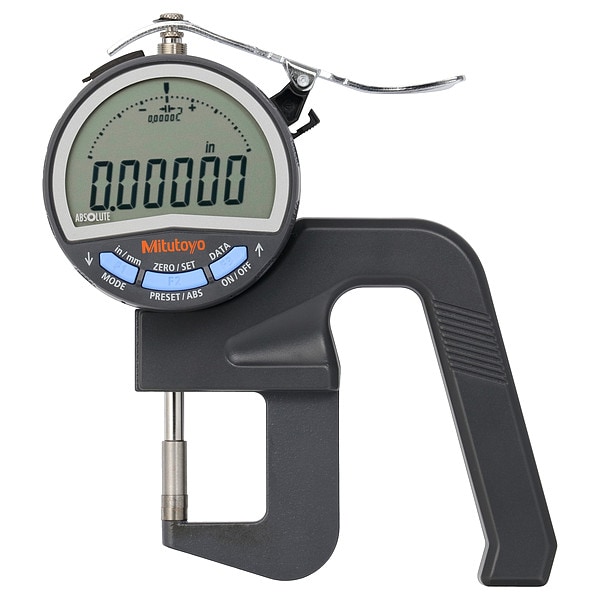 Digital Thickness Gage, 0.8 Throat