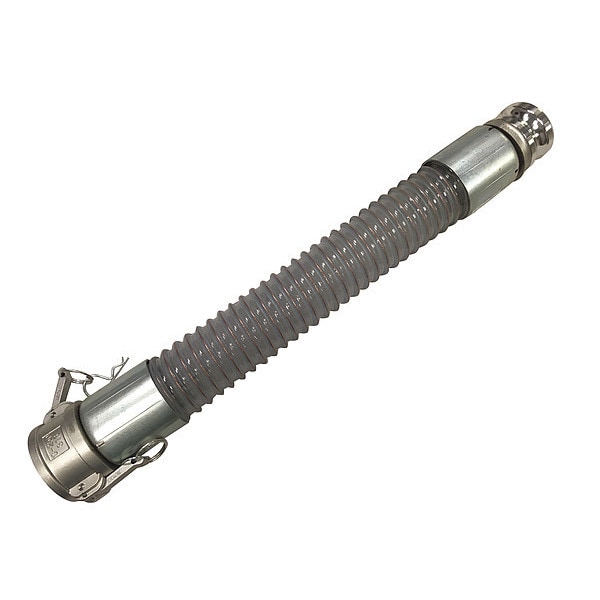 Food Grade Hose Assembly, 3" ID x 10 ft.