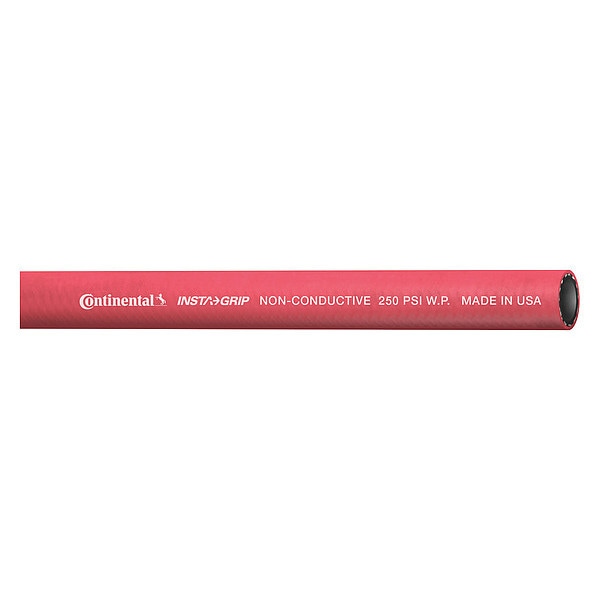Air Hose, 1/4" ID x 25 ft., Red