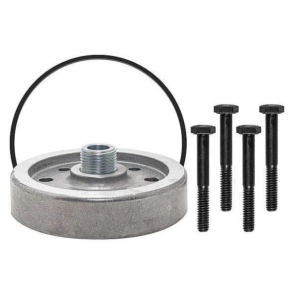 Filter Base, Aluminum, 4" Outside Dia.