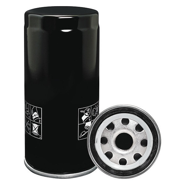 Oil Filter, Spin-On, 3-5/32" Outside Dia.