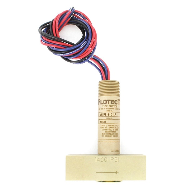 Liquid Flow Switch, DPDT, 125/250VAC